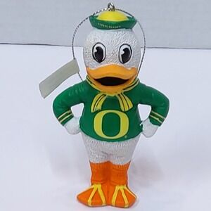 FOCO 4" tall Oregon Ducks Mascot Christmas Ornament University of Oregon College